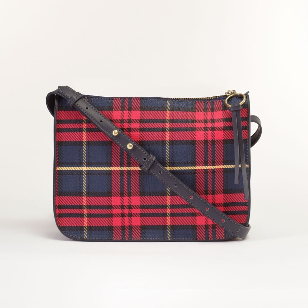 Charleston Bags Rowan Crossbody Vegan Leather North Plaid Preppy Southern Chic